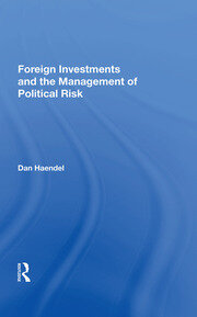 Foreign Investments And The Management Of Political Risk book cover