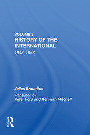History Of The International: World Socialism 1943-1968 book cover