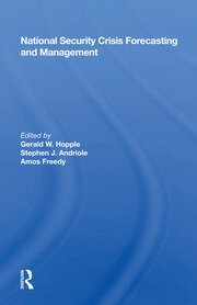 National Security Crisis Forecasting And Management book cover