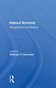 Helmut Schmidt: Perspectives On Politics book cover