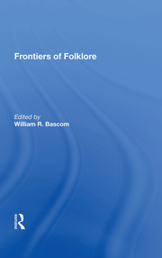 Frontiers Of Folklore book cover