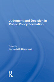 Judgement And Decision book cover
