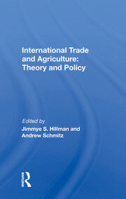 International Trade And Agriculture: Theory And Policy book cover