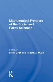 Mathematical Frontiers Of The Social And Policy Sciences book cover