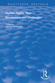 Human Rights: New Dimensions and Challenges book cover
