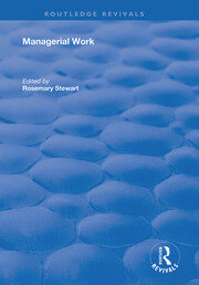 Managerial Work book cover
