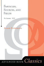 Particles, Sources, And Fields, Volume 3 book cover