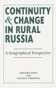 Continuity And Change In Rural Russia A Geographical Perspective book cover