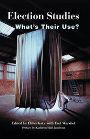 Election Studies: What's Their Use? book cover