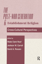 The Post-war Generation And The Establishment Of Religion book cover