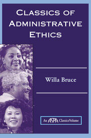 Classics Of Administrative Ethics book cover