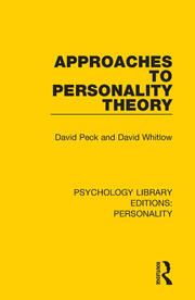 Approaches to Personality Theory book cover