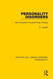 Personality Disorders: New Symptom-Focused Drug Therapy book cover