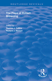 The Plays of Robert Browning book cover