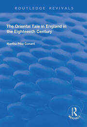 The Oriental Tale in England in the Eighteenth Century book cover