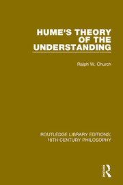 Hume's Theory of the Understanding book cover