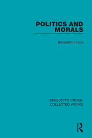 Politics and Morals book cover