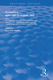 Accountics, Part II: April 1897 to August 1900 book cover