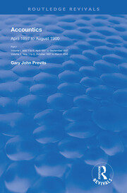 Accountics, Part I: April 1897 to March 1898 book cover