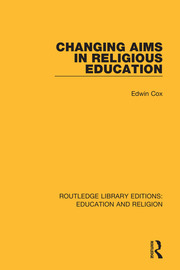 Changing Aims in Religious Education book cover