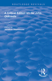 A Critical Edition of I SIr John Oldcastle book cover