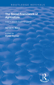 The Social Framework of Agriculture book cover