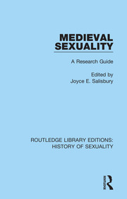 Medieval Sexuality: A Research Guide book cover