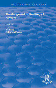The Judgment of the King of Navarre book cover
