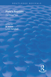 Plato's Republic (Vol 2): The Greek Text book cover