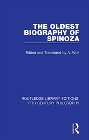 The Oldest Biography of Spinoza book cover