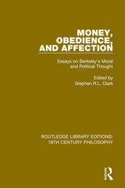 Money, Obedience, and Affection: Essays on Berkeley's Moral and Political Thought book cover