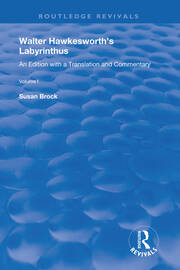 Walter Hawkesworth's Labyrinthus: An Edition with a Translation and Commentary  Volume I book cover