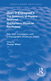 Jean D'Espagnet's The Summary of Physics Restored book cover