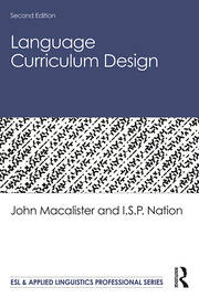 Language Curriculum Design book cover