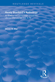 Henry Stanford's Anthology: An Edition of Cambridge University Library manuscript Dd. 5.75 book cover