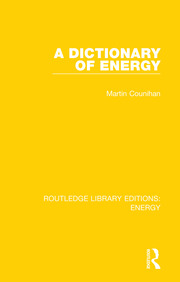 A Dictionary of Energy book cover