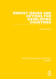 Energy Issues and Options for Developing Countries book cover