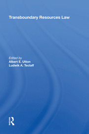 Transboundary Resources Law book cover