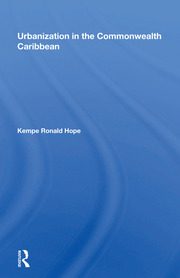 Urbanization In The Commonwealth Caribbean book cover