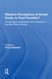 Western Perceptions Of Soviet Goals: Is Trust Possible? book cover
