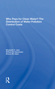 Who Pays For Clean Water?: The Distribution Of Water Pollution Control Costs book cover