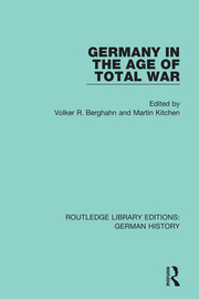 Germany in the Age of Total War book cover