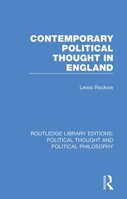 Contemporary Political Thought in England book cover