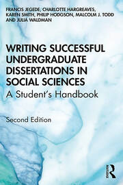Writing Successful Undergraduate Dissertations in Social Sciences: A Student’s Handbook book cover