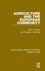 Agriculture and the European Community book cover