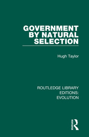 Government by Natural Selection book cover