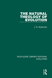 The Natural Theology of Evolution book cover