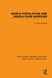 World Population and World Food Supplies book cover