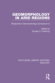 Geomorphology in Arid Regions: Binghamton Geomorphology Symposium 8 book cover
