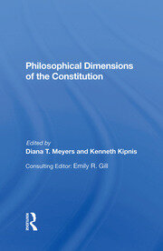 Philosophical Dimensions Of The Constitution book cover